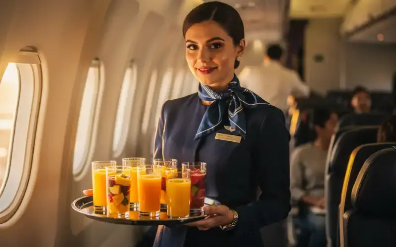 La cualidad más importante que debe tener una azafata en un vuelo Cualidad más importante