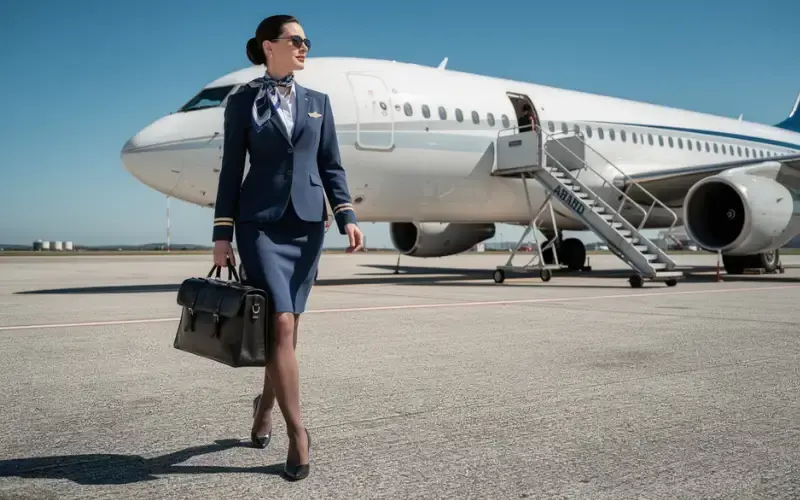Tareas de las azafatas después del vuelo: despedir pasajeros, limpiar avión y reportar incidencias Después del vuelo