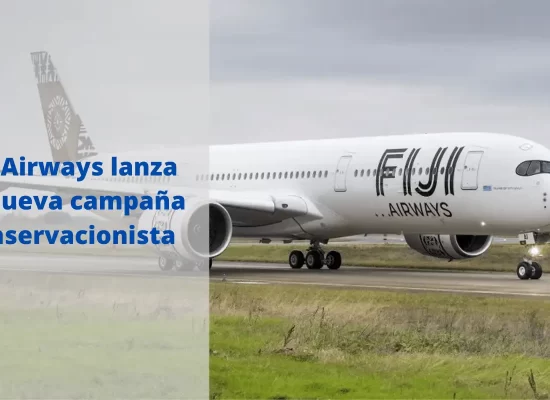 Fiji Airways lanza su nueva campaña conservacionista.